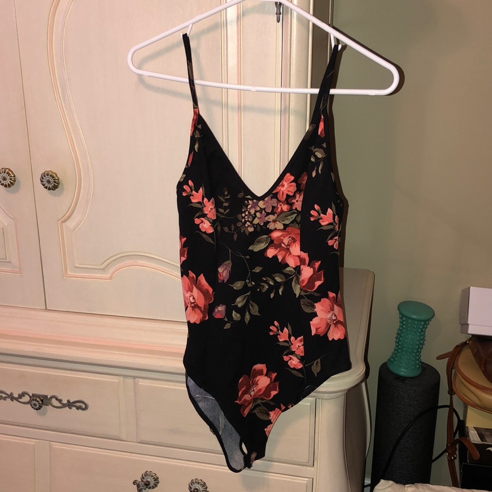 Floral body suit